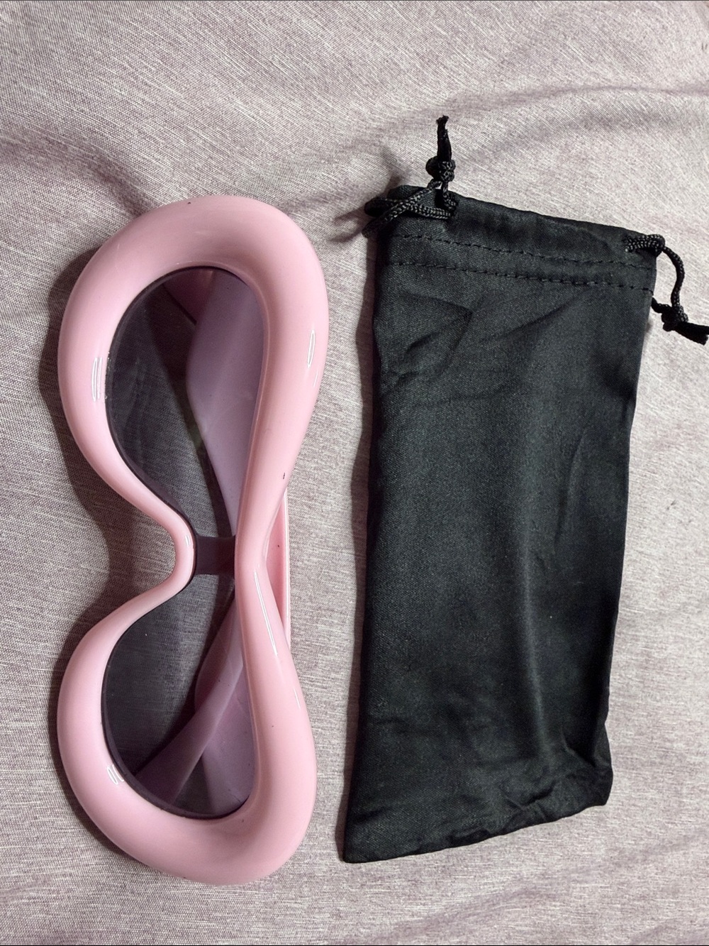Pink Women's Fashion Sunglasses with Soft Pouch